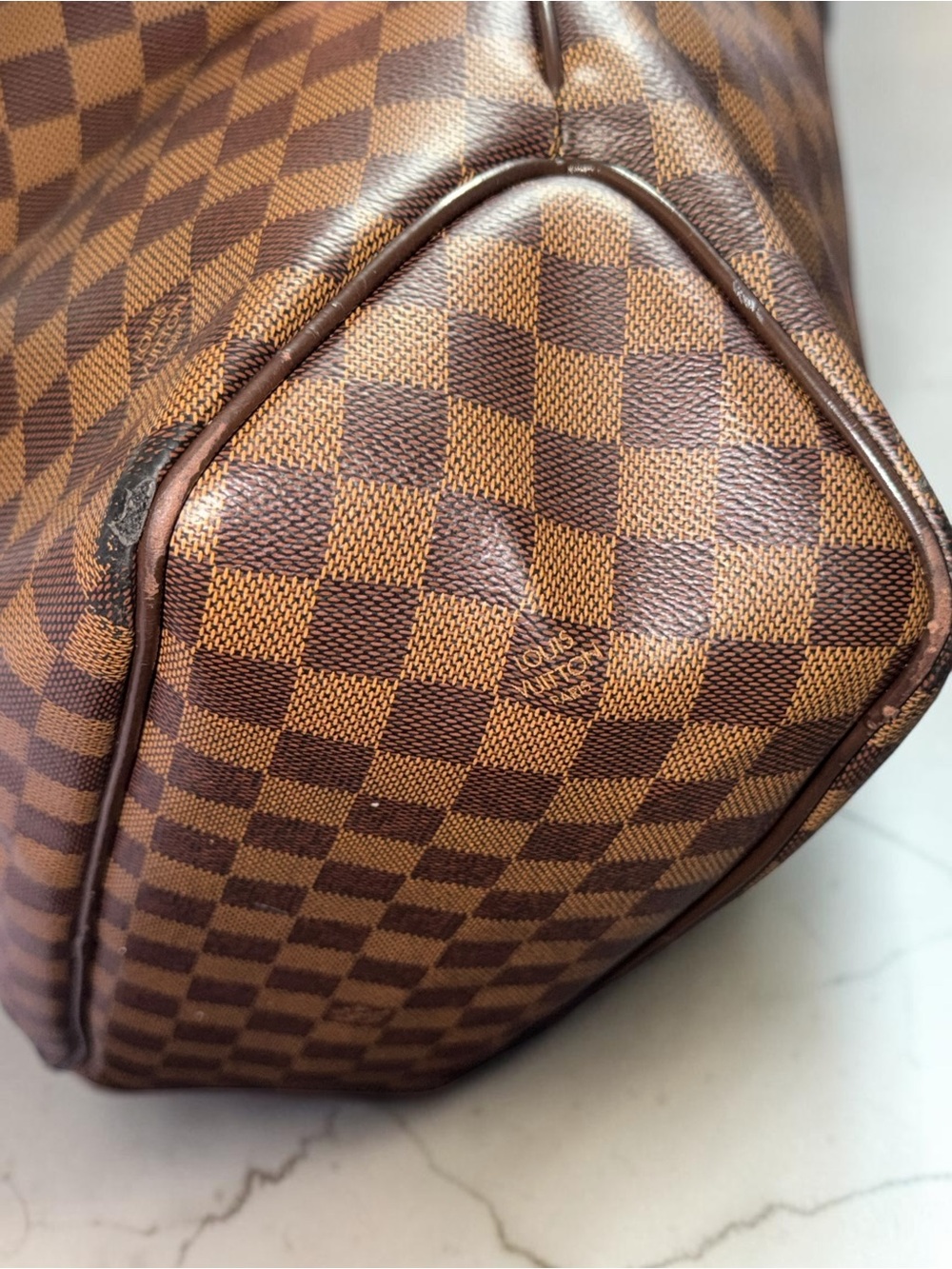 Louis Vuitton Delightful MM NM GUC Damier Ebene Shoulder Hobo Bag N41460 - Picture 11 of 16